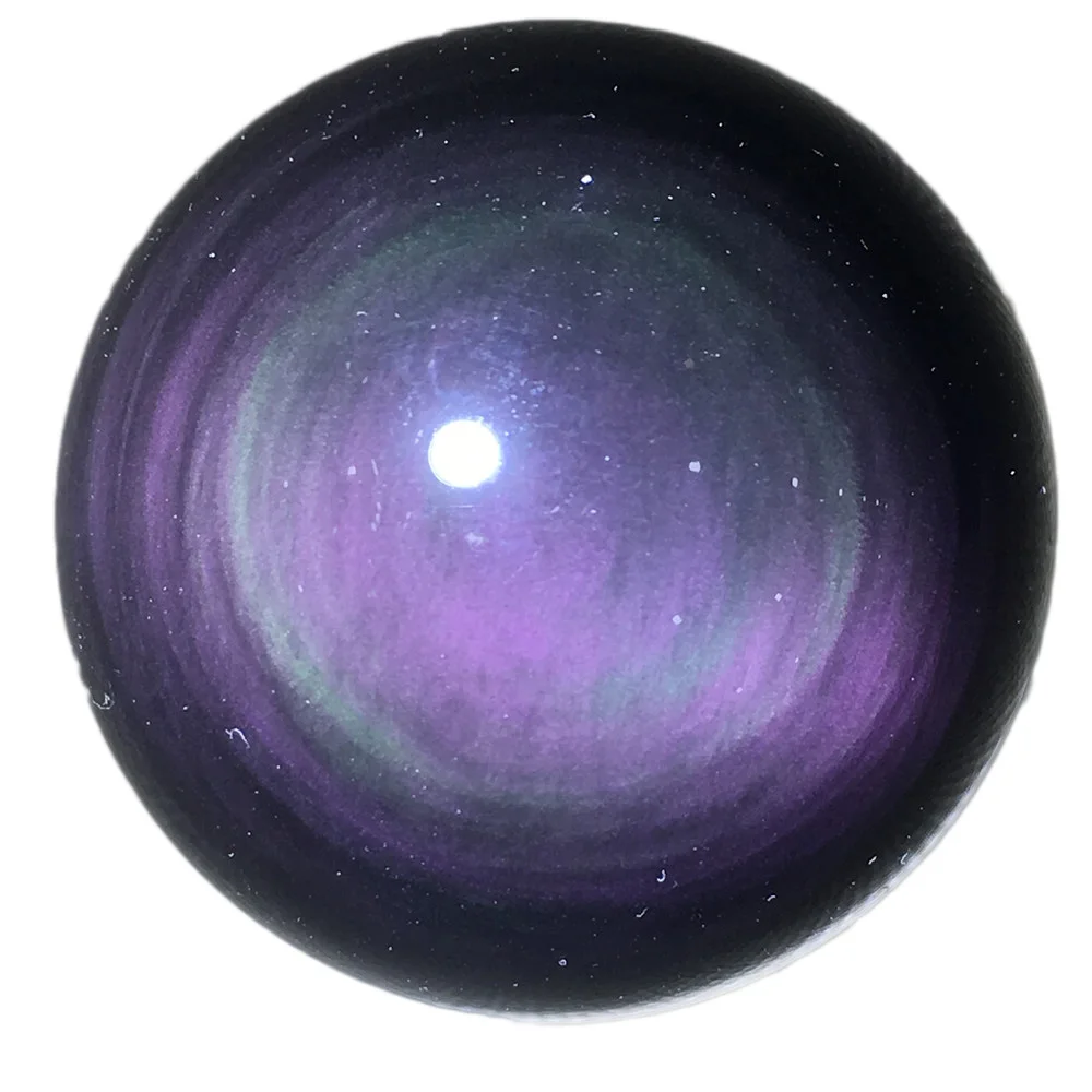 Natural Sphere Cats Eye Rainbow Obsidian Quartz Crystal Gift Home Furnishing Wedding Decoration Stone Reiki Gem Colourful Ball
Natural Sphere Cats Eye Rainbow Obsidian Quartz Crystal Gift Home Furnishing Wedding Decoration Stone Reiki Gem Colourful Ball