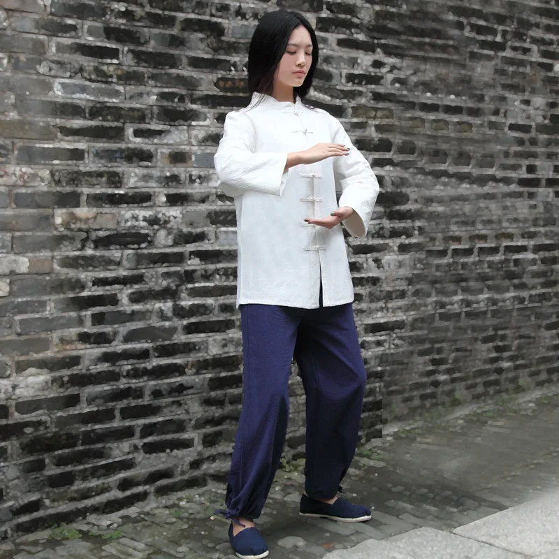 Spring Summer Women Yoga Set Linen Loose Wide Leg Yoga Pants Yoga Shirts Tai Chi Martial Arts Kungfu Meditation Uniforms Clothes
Spring Summer Women Yoga Set Linen Loose Wide Leg Yoga Pants Yoga Shirts Tai Chi Martial Arts Kungfu Meditation Uniforms Clothes