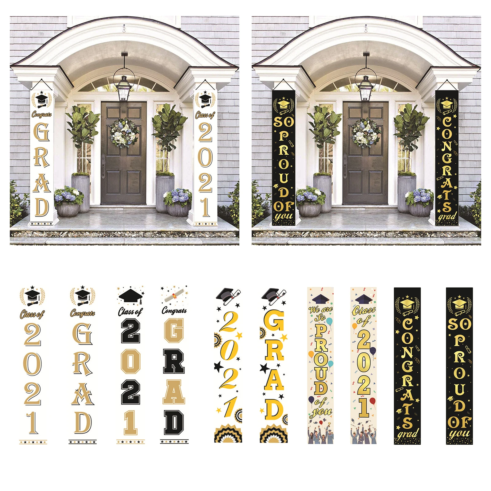 Congrats Graduation Banners Large Hanging Flags Sign Home Door Graduation Party Decoration Supplies
Congrats Graduation Banners Large Hanging Flags Sign Home Door Graduation Party Decoration Supplies