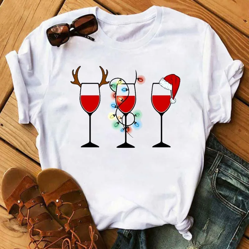 Casual Short Sleeve O Neck Loose Tshirt Summer Women Tee Shirt Tops Camisetas Mujer Maycaur Cute Goblet Wine Print T Shirt Women
Casual Short Sleeve O Neck Loose Tshirt Summer Women Tee Shirt Tops Camisetas Mujer Maycaur Cute Goblet Wine Print T Shirt Women