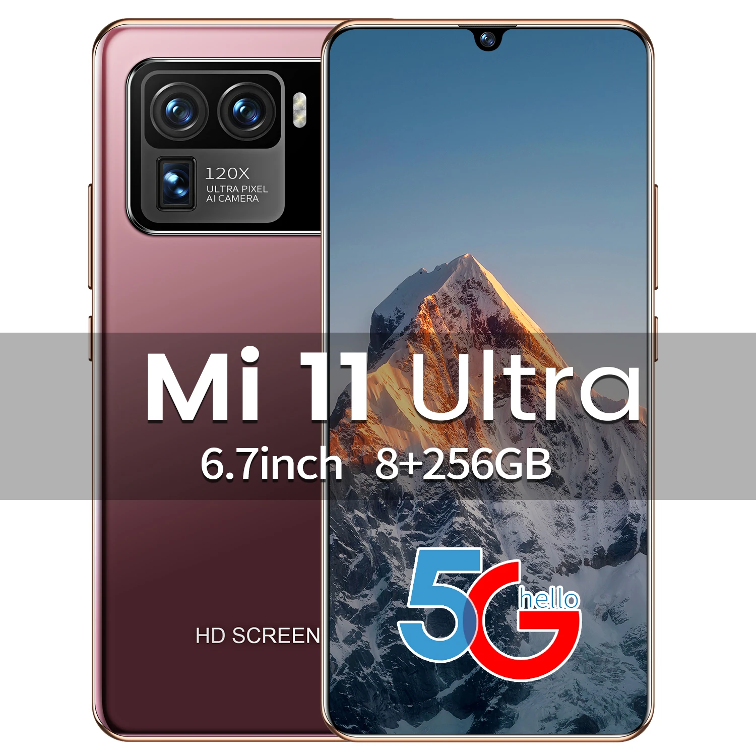 Global Version 6.7 Inch Andriod 10 Mi 11 ultra 6800mAh Dual SIM 512GB ROM 8GB RAM 16MP 32MP 4G LTE 5G MTK6889 MobilePhones
Global Version 6.7 Inch Andriod 10 Mi 11 ultra 6800mAh Dual SIM 512GB ROM 8GB RAM 16MP 32MP 4G LTE 5G MTK6889 MobilePhones
