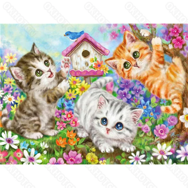 Diy Diamond Painting Full Square Dog Cat Group Cute Animals Embroidery Cross Stitchs Mosaic Home Decoration Crafts Painting
Diy Diamond Painting Full Square Dog Cat Group Cute Animals Embroidery Cross Stitchs Mosaic Home Decoration Crafts Painting
