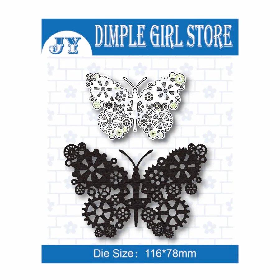 Gear Butterfly 2021 New Arrival Scrapbook Stamp Decoration Craft Metal Cutting Mold Frame DIY Embossed Greeting Card
Gear Butterfly 2021 New Arrival Scrapbook Stamp Decoration Craft Metal Cutting Mold Frame DIY Embossed Greeting Card