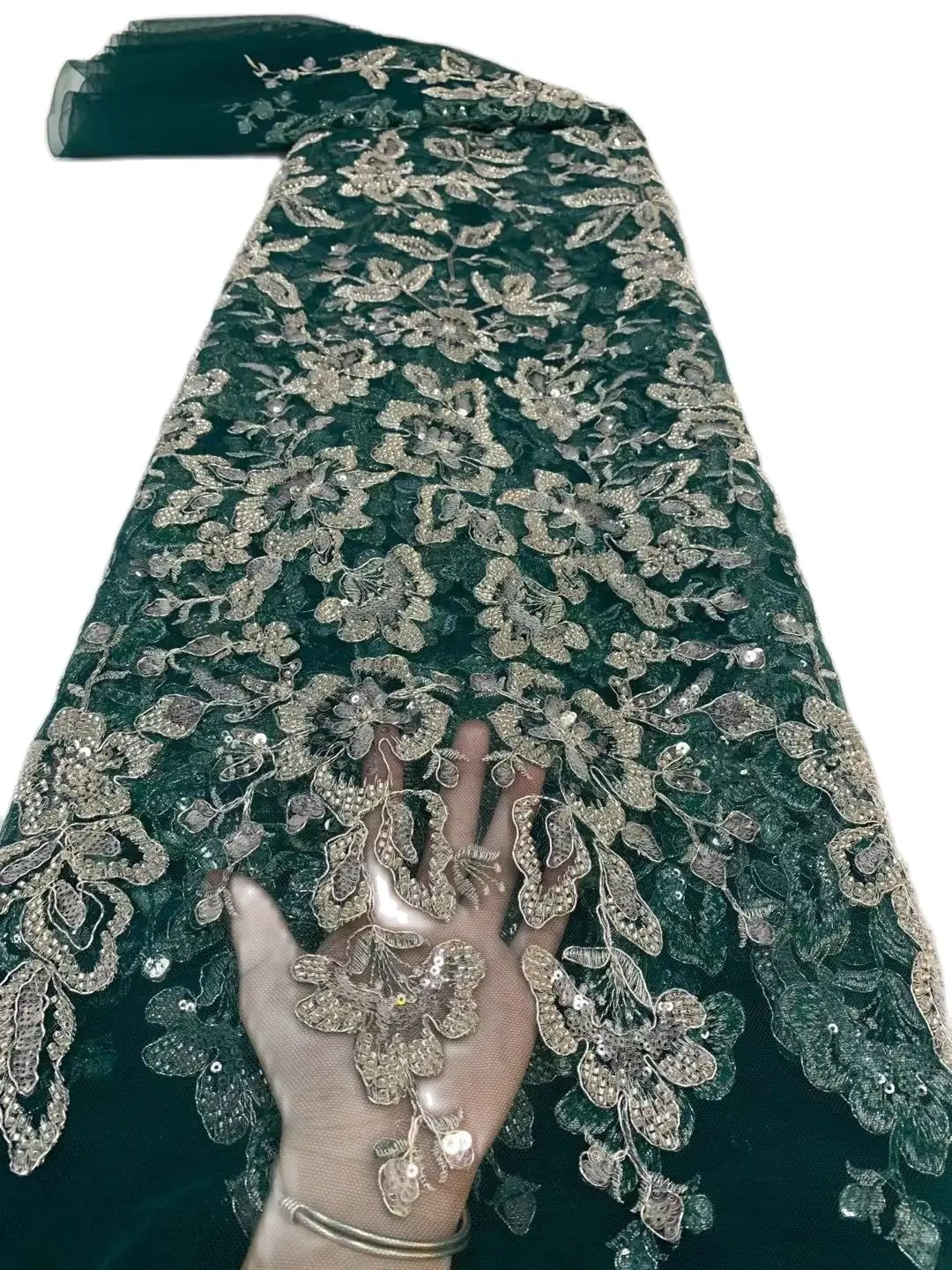 2022 Luxury Sequins Embroidery French Tulle Fashion Lace Latest Green African Fabric Handmade Beaded Dinner Dress Net Lace
2022 Luxury Sequins Embroidery French Tulle Fashion Lace Latest Green African Fabric Handmade Beaded Dinner Dress Net Lace