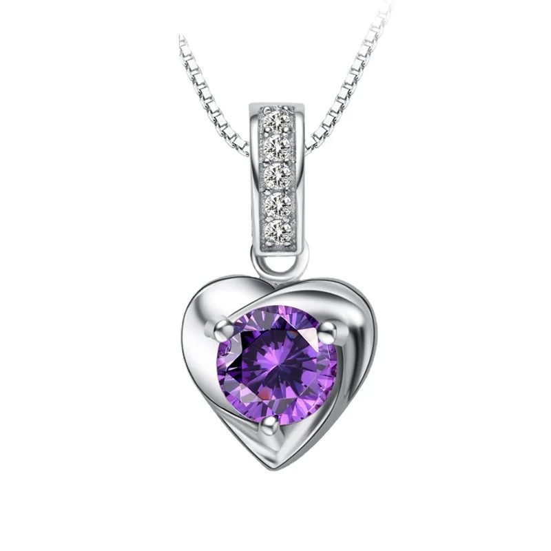 S925 sterling silver micro-inlaid pendant fashion zircon heart-shaped women's pendant Korean crystal necklace
S925 sterling silver micro-inlaid pendant fashion zircon heart-shaped women's pendant Korean crystal necklace