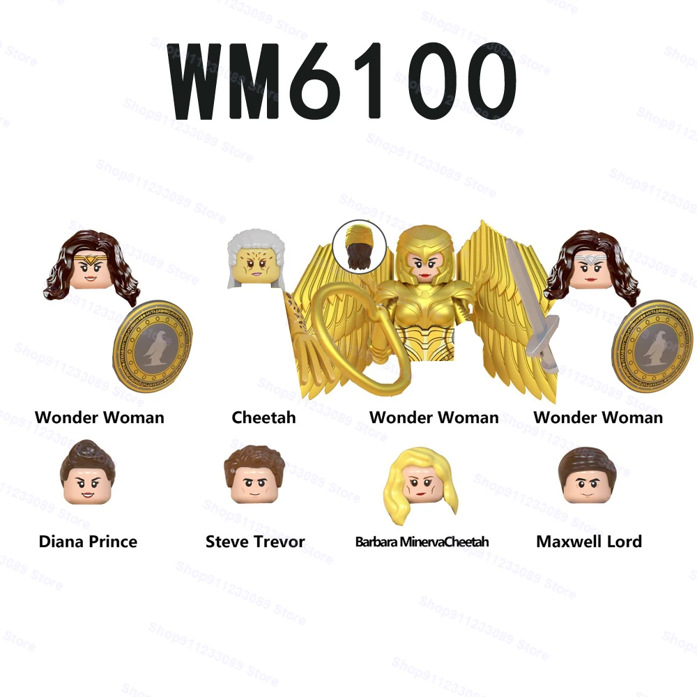 WM6100 8pcs/set Cheetah Maxwell Lord series Assemble Building Blocks Bricks Superhero Model Figures Toys Children Gifts
WM6100 8pcs/set Cheetah Maxwell Lord series Assemble Building Blocks Bricks Superhero Model Figures Toys Children Gifts