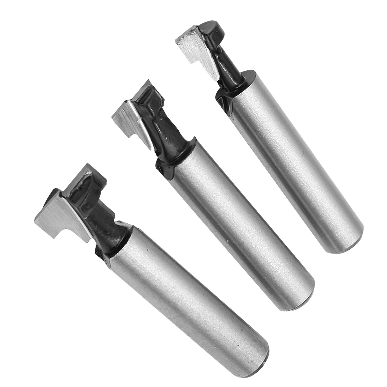 3pcs 8mm Shank T-Slot Keyhole Cutter Wood Router Bit Carbide Cutter for Woodworking Hex Bolt T-Track Slotting Milling Cutter
3pcs 8mm Shank T-Slot Keyhole Cutter Wood Router Bit Carbide Cutter for Woodworking Hex Bolt T-Track Slotting Milling Cutter
