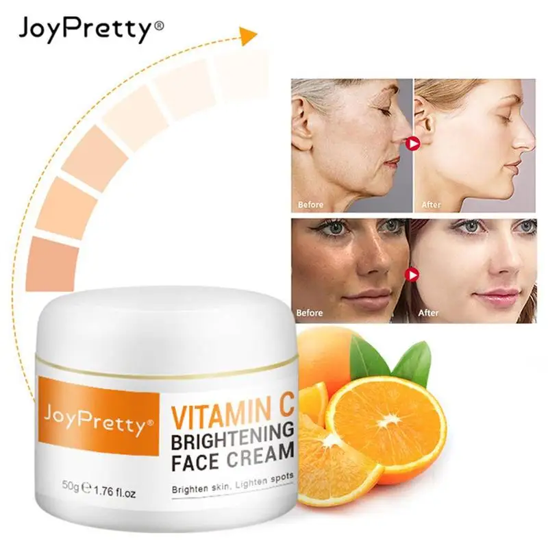 Vitamin C Whitening Face Cream Hyaluronic Acid Moisturizing Improving Dull Skin Anti Anti-Aging Firming Cream
Vitamin C Whitening Face Cream Hyaluronic Acid Moisturizing Improving Dull Skin Anti Anti-Aging Firming Cream