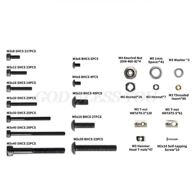 Brand New Fysetc Voron 2.4 3D Printer Design Screw Bolt Nut Complete Kit 3D Printer Complete Kit Drop Shipping
Brand New Fysetc Voron 2.4 3D Printer Design Screw Bolt Nut Complete Kit 3D Printer Complete Kit Drop Shipping