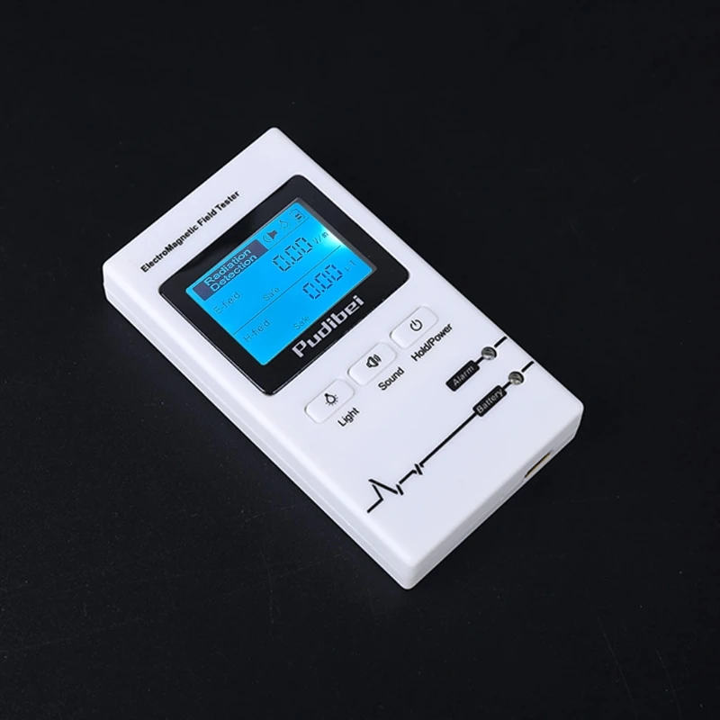 USB Charging Handheld Digital LCD Display EMF Electromagnetic Radiation Tester 875F
USB Charging Handheld Digital LCD Display EMF Electromagnetic Radiation Tester 875F