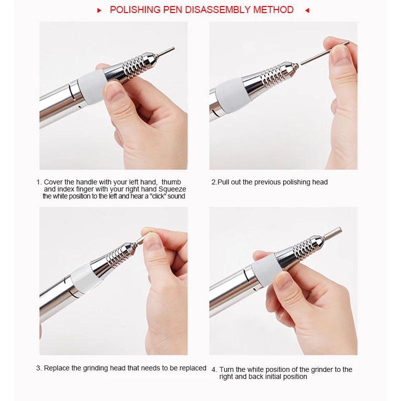 Clou Beaute 15W 35000RPM Electric Nail Drill Machine Accessory Electric Nail File Sets Nail Art Equipment Manicure Pedicure File 
Clou Beaute 15W 35000RPM Electric Nail Drill Machine Accessory Electric Nail File Sets Nail Art Equipment Manicure Pedicure File