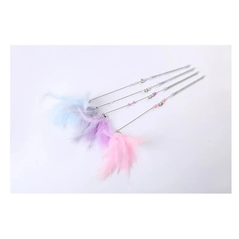 Faux Feather Cat Teaser Wand Pom Fairy Bell Kitten Teaser Toy Cat Interactive Toy Plastic Kitten Tassel Stick Pet Supplies
Faux Feather Cat Teaser Wand Pom Fairy Bell Kitten Teaser Toy Cat Interactive Toy Plastic Kitten Tassel Stick Pet Supplies