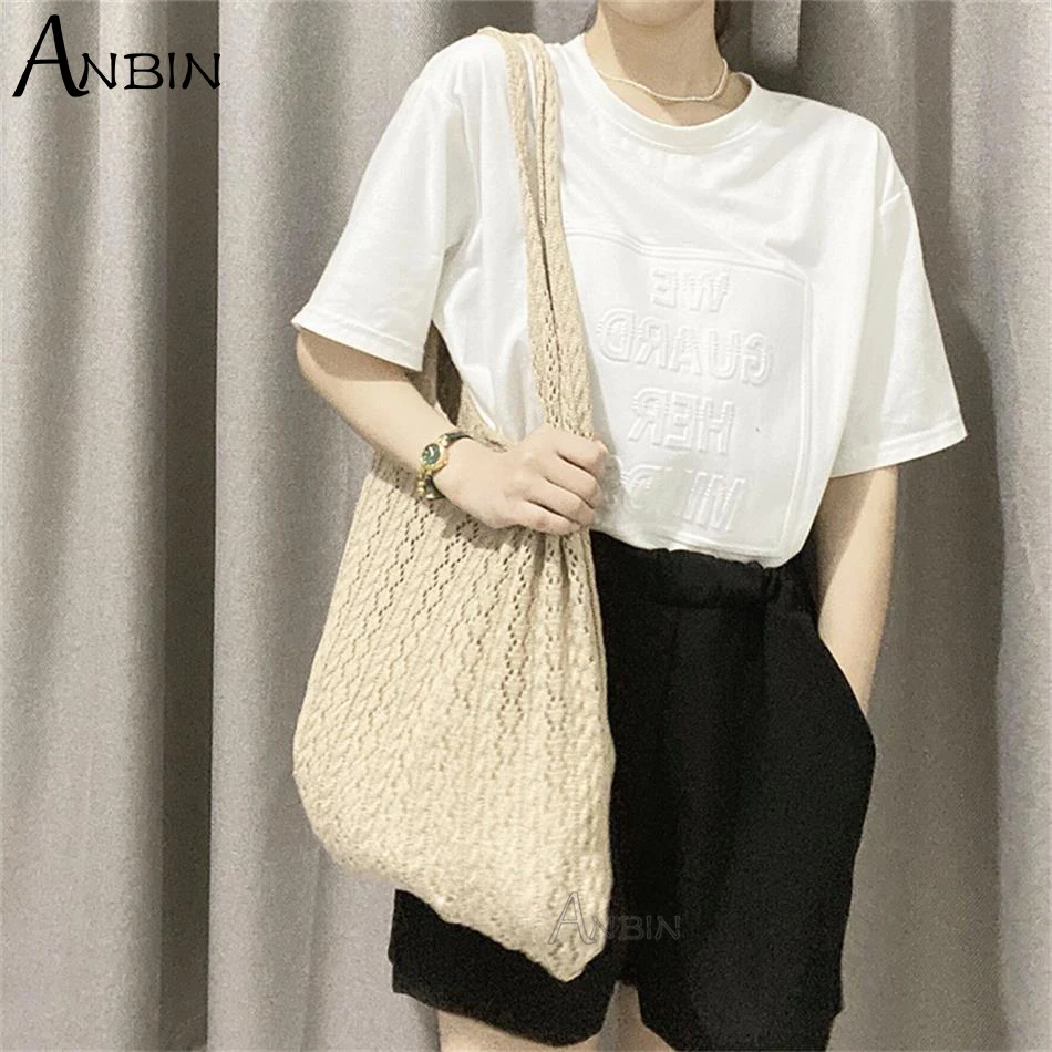 Women's Bag Wool Knitting Hollow Out Handmade Top-Handle Tote Vintage Casual Style Chic Crochet Handbag Summer Large Beach Bag
Women's Bag Wool Knitting Hollow Out Handmade Top-Handle Tote Vintage Casual Style Chic Crochet Handbag Summer Large Beach Bag