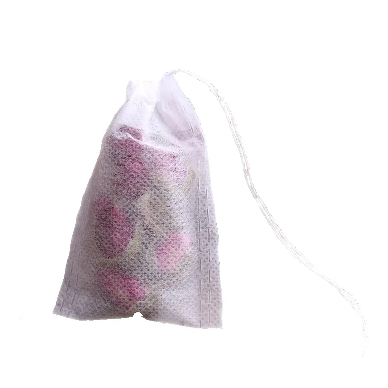 100pcs/pack 5.5*7 Thread drawing Non woven fabric Tea bag Tea bag Empty packet disposable Decoction bag Coffee Filter bag
100pcs/pack 5.5*7 Thread drawing Non woven fabric Tea bag Tea bag Empty packet disposable Decoction bag Coffee Filter bag