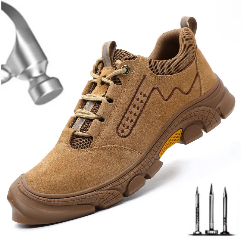 Mens Work Boots Safety Shoes Steel Toe Lightweight Hike Sneakers Construction Shoes for Men Steel Toe Boots
Mens Work Boots Safety Shoes Steel Toe Lightweight Hike Sneakers Construction Shoes for Men Steel Toe Boots