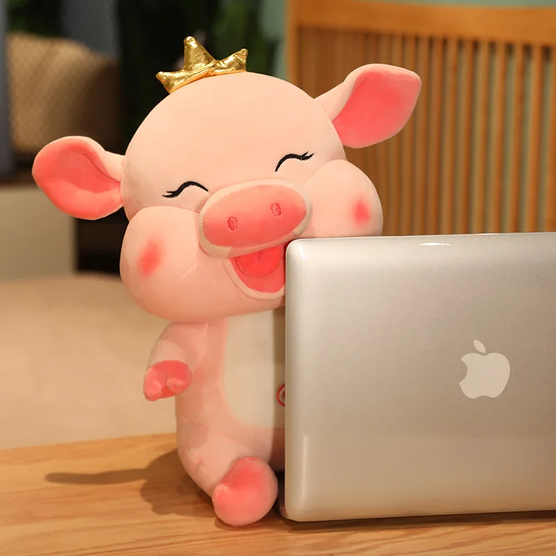 1pc 40/60cm New Huggable Happy Pig with Crown Plush Stuffed Toys Cute Animal Plush Doll Soft Pillow Baby Girls Cartoon Gift
1pc 40/60cm New Huggable Happy Pig with Crown Plush Stuffed Toys Cute Animal Plush Doll Soft Pillow Baby Girls Cartoon Gift