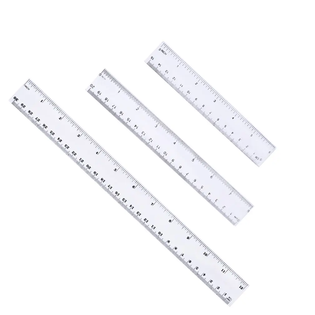 Transparent organic plastic ruler Ruler 15cm 20cm 30cm Long ruler ruler
Transparent organic plastic ruler Ruler 15cm 20cm 30cm Long ruler ruler