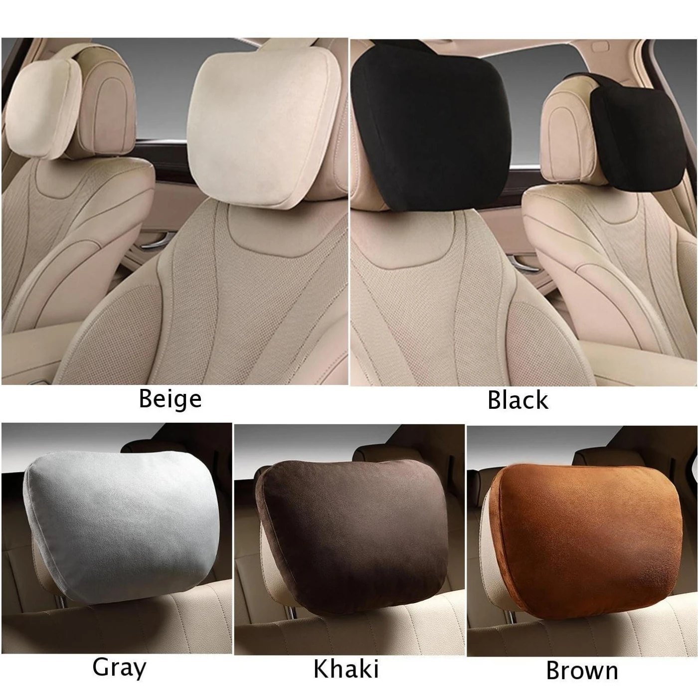 1 Pair Car Headrest Pillows Maybach Design S Class Ultra Soft 29*19cm Different Colors Neck Protection For Mercedes Benz
1 Pair Car Headrest Pillows Maybach Design S Class Ultra Soft 29*19cm Different Colors Neck Protection For Mercedes Benz