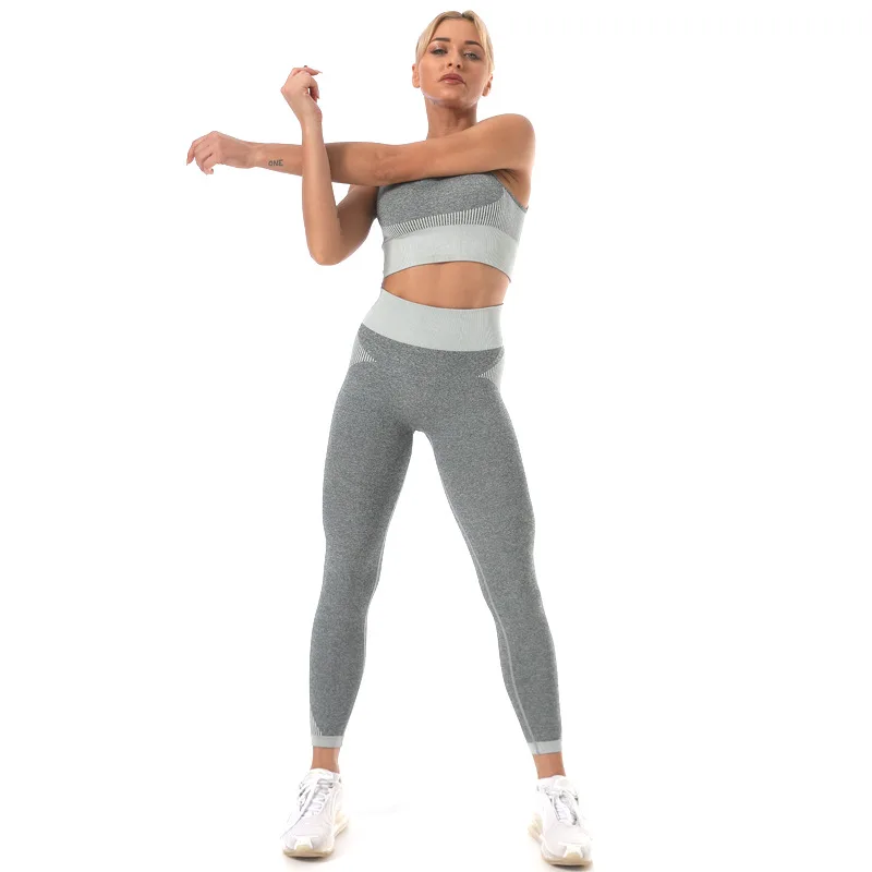 2021 New Sports Bra Leggings Women Mesh Stitching Clothes Yoga Set Female Fitness Tracksuit Pants Sexy Tops Slim Sportswear
2021 New Sports Bra Leggings Women Mesh Stitching Clothes Yoga Set Female Fitness Tracksuit Pants Sexy Tops Slim Sportswear