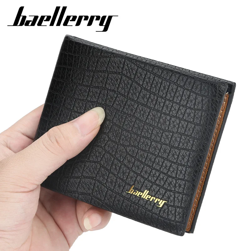 Бумажник для мужчин baellerry, Короткий Мужской кошелек из искусственной кожи, офисный мужской кошелек, держатель для карт с узором «крокодилов...
Бумажник для мужчин baellerry, Короткий Мужской кошелек из искусственной кожи, офисный мужской кошелек, держатель для карт с узором «крокодилов...