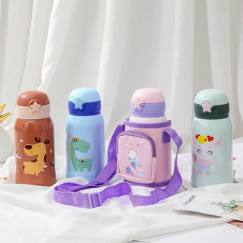 Large Capacity Cartoon Fun Bouncing Stainless Steel Vacuum Flask Small School Bag Zipper Children Outdoor Portable Straw Cup
Large Capacity Cartoon Fun Bouncing Stainless Steel Vacuum Flask Small School Bag Zipper Children Outdoor Portable Straw Cup