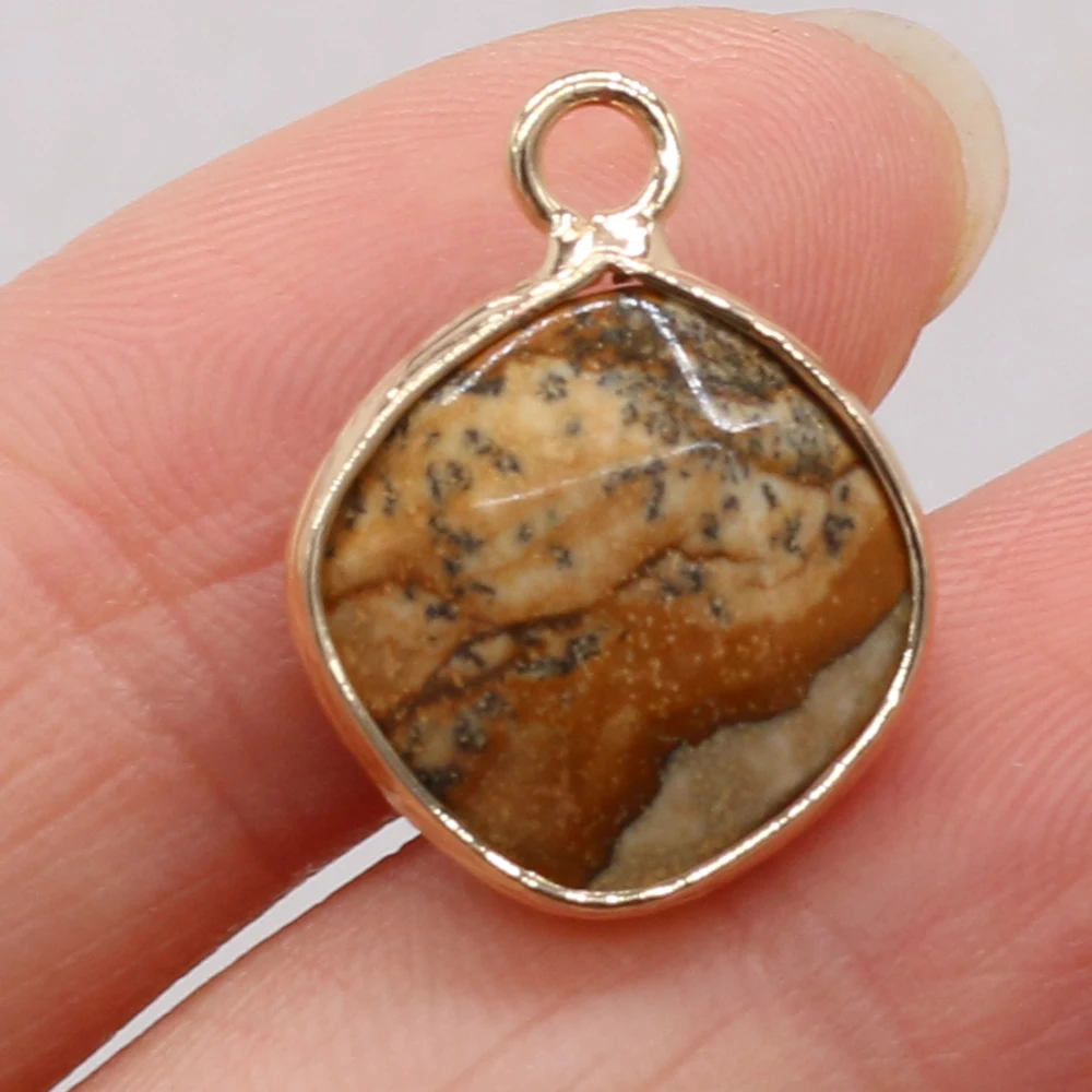 2Pcs Small Pendants Natural Stone Picture Stone Irregular Round Charms for Jewelry Making DIY Necklace Earring Accessories
2Pcs Small Pendants Natural Stone Picture Stone Irregular Round Charms for Jewelry Making DIY Necklace Earring Accessories