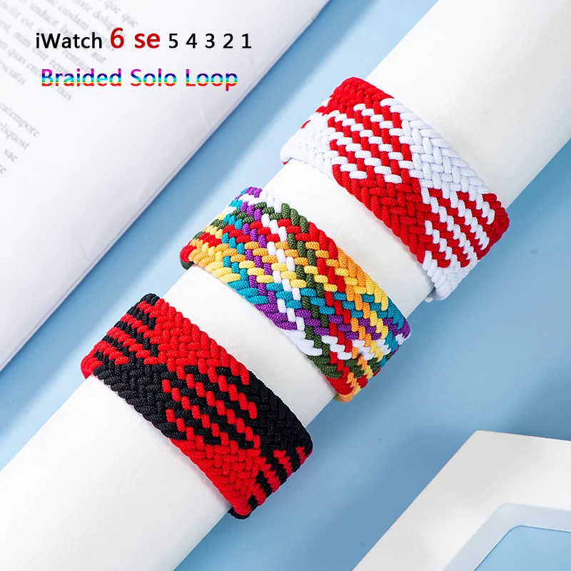 Ремешок плетеный нейлоновый для Apple watch band 44 мм 40 мм 38 мм 42 мм 40 44 мм
Ремешок плетеный нейлоновый для Apple watch band 44 мм 40 мм 38 мм 42 мм 40 44 мм