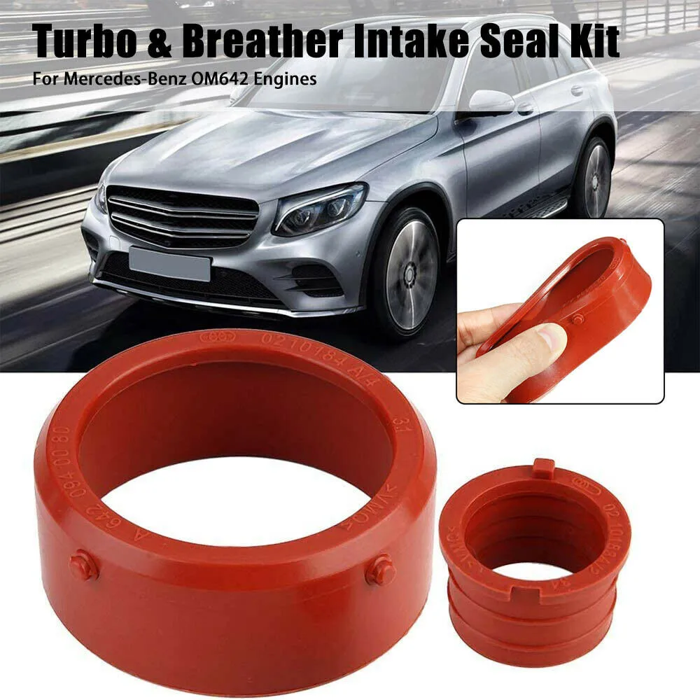 For Mercedes OM642 Red Turbo & Breather Intake Seal Kit A6420940080 A6420940580 Car Accessories High-quality Turbine Seals
For Mercedes OM642 Red Turbo & Breather Intake Seal Kit A6420940080 A6420940580 Car Accessories High-quality Turbine Seals