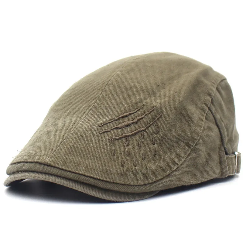 Men's Autumn New Embroidered Cotton Beret Outdoor Travel Fashionable Wild Breathable Sun Hat
Men's Autumn New Embroidered Cotton Beret Outdoor Travel Fashionable Wild Breathable Sun Hat