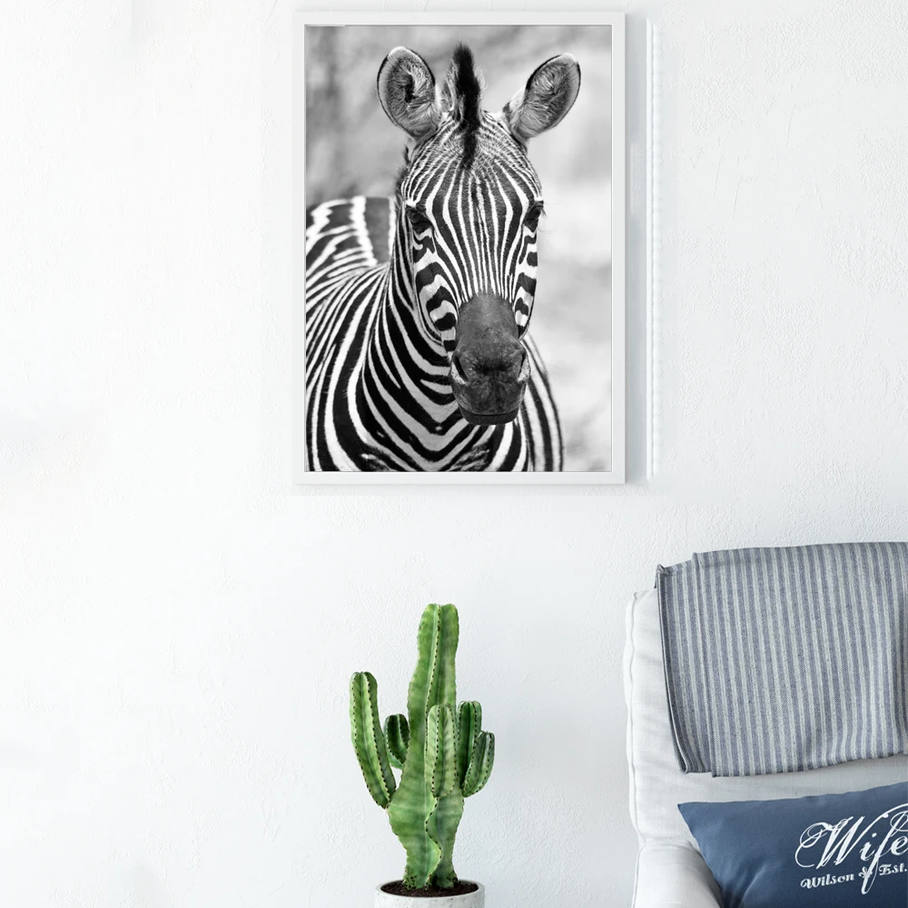 Animal black and white oil painting grassland zebra art painting living room corridor bar home decoration mural
Animal black and white oil painting grassland zebra art painting living room corridor bar home decoration mural
