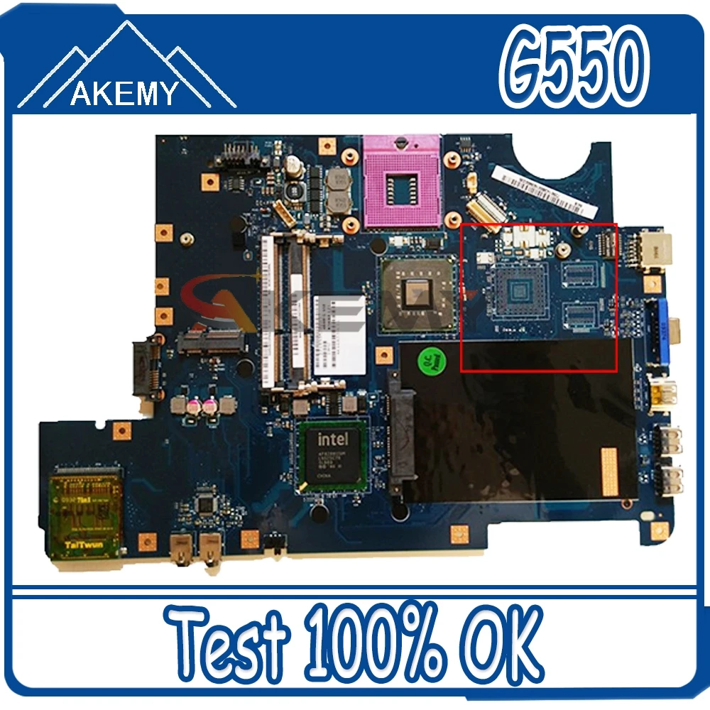 Материнская плата для ноутбука LENOVO Ideapad G550 материнская KIWA7 LA-5082P 168002997 GL40 |