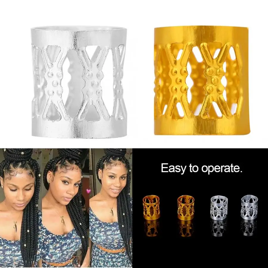 Hair Rings 3 Types Adjustable Metal Hair Braid Beads Rings Cuff Hair Beauty Decoration Tools Accessories Dreadlock Accessories 
Hair Rings 3 Types Adjustable Metal Hair Braid Beads Rings Cuff Hair Beauty Decoration Tools Accessories Dreadlock Accessories