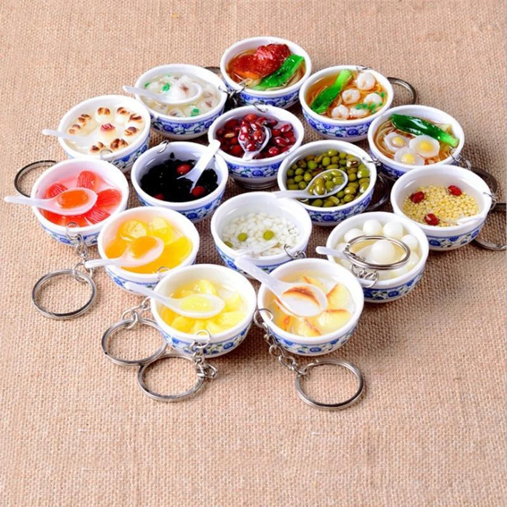 Hot Sale Simulation Food Key Chains Noodle Creative Keychain Chinese Blue And White Porcelain Food Bowl Mini Bag Pendant 1Pc
Hot Sale Simulation Food Key Chains Noodle Creative Keychain Chinese Blue And White Porcelain Food Bowl Mini Bag Pendant 1Pc
