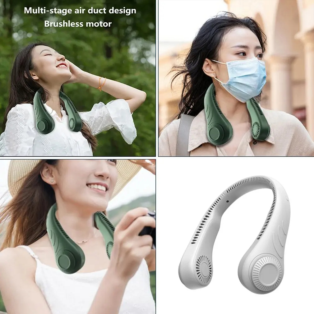 Mini Bladeless Fan Neck Fan Three Speeds 4000mAh USB Rechargeable Fan Mute Sports Fans For Home Outdoor
Mini Bladeless Fan Neck Fan Three Speeds 4000mAh USB Rechargeable Fan Mute Sports Fans For Home Outdoor