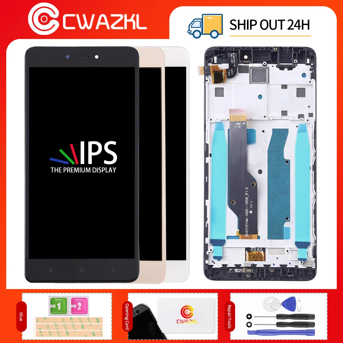 CWAZKL для Xiaomi Redmi Note 4X ЖК матрица сенсорный экран дигитайзер полная сборка рамка
