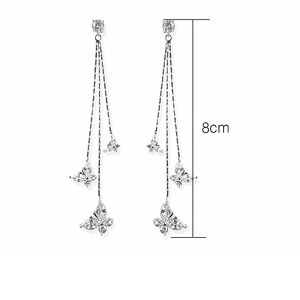 Long Tassel Butterfly Drop Earrings Silver Color 2021 Fashion Hanging Women Earrings Jewelry Girls GIfts Pendant Dangle Earrings
Long Tassel Butterfly Drop Earrings Silver Color 2021 Fashion Hanging Women Earrings Jewelry Girls GIfts Pendant Dangle Earrings