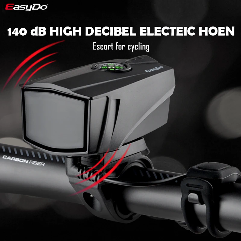 Электрический Звонок Easydo140 дБ 2 режима велосипедный электронный гудок