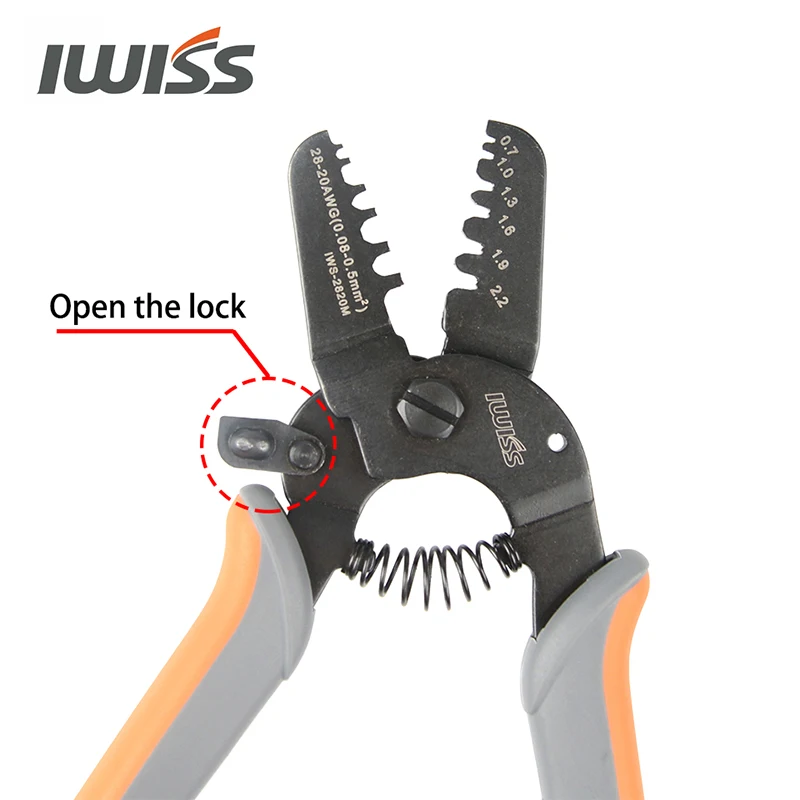 IWISS HS D2 Инструмент для зачистки кабеля проводов Инструменты с открытой бочкой