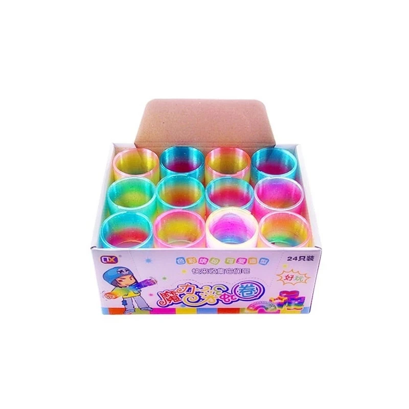1pcs Rainbow Circle Funny Creative Magical Toys Early Educational Folding Plastic Spring Coil Big Size Antistress Hand Skill
1pcs Rainbow Circle Funny Creative Magical Toys Early Educational Folding Plastic Spring Coil Big Size Antistress Hand Skill