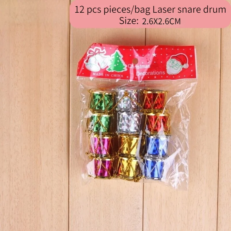 Лазерные рождественские украшения 3 см, набор из 12 штук
Лазерные рождественские украшения 3 см, набор из 12 штук