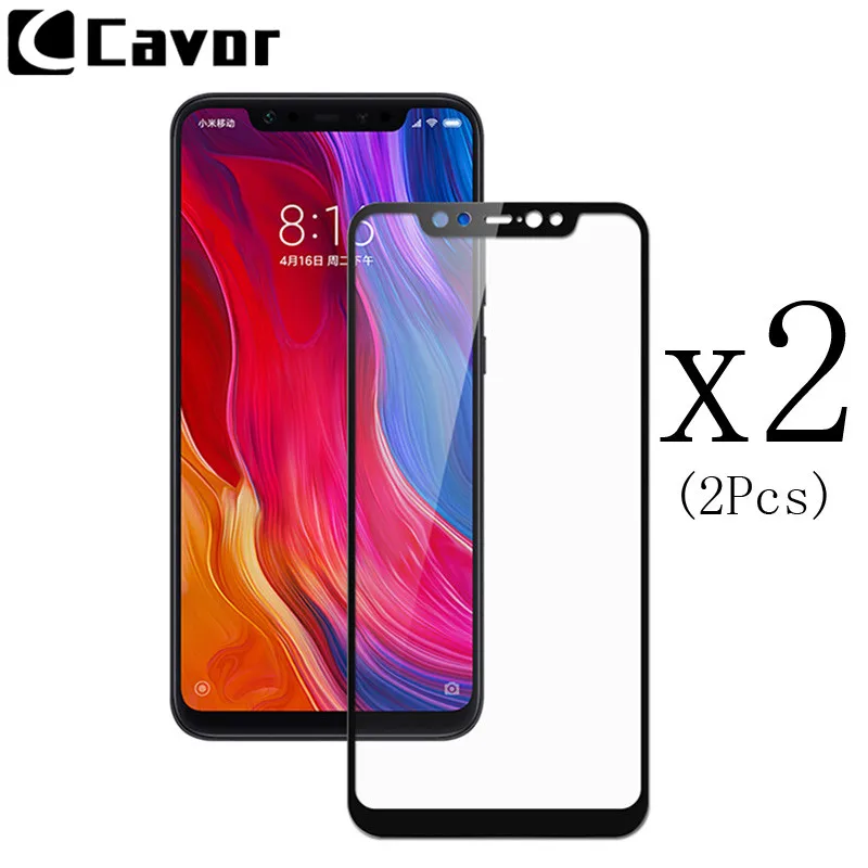 Экран из закаленного стекла для Xiaomi Mi 8 Pro SE 6 A1 A2 Lite Mix2S чехол полное покрытие
