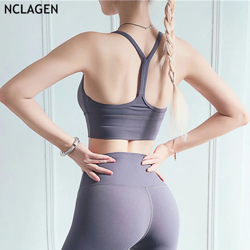NCLAGEN Women Yoga Bras Type Y Beautiful Back Sexy High Impact Sport Vest GYM Running Halter Fitness Stretchy Push-up Crop Top
NCLAGEN Women Yoga Bras Type Y Beautiful Back Sexy High Impact Sport Vest GYM Running Halter Fitness Stretchy Push-up Crop Top