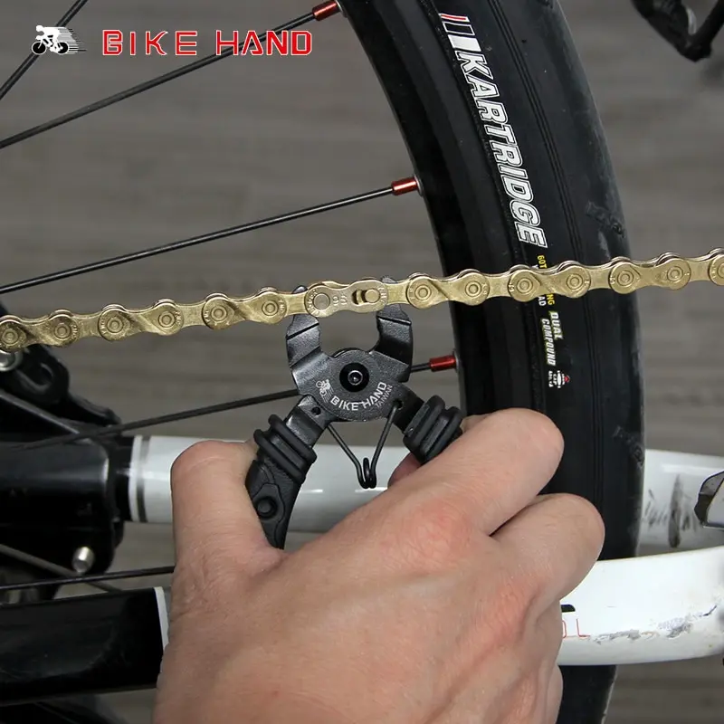 BIKEHAND Bike Chain Tool Multi Bicycle Quick Link MTB Road Wrench Clamp Removal Mini Master | Спорт и развлечения