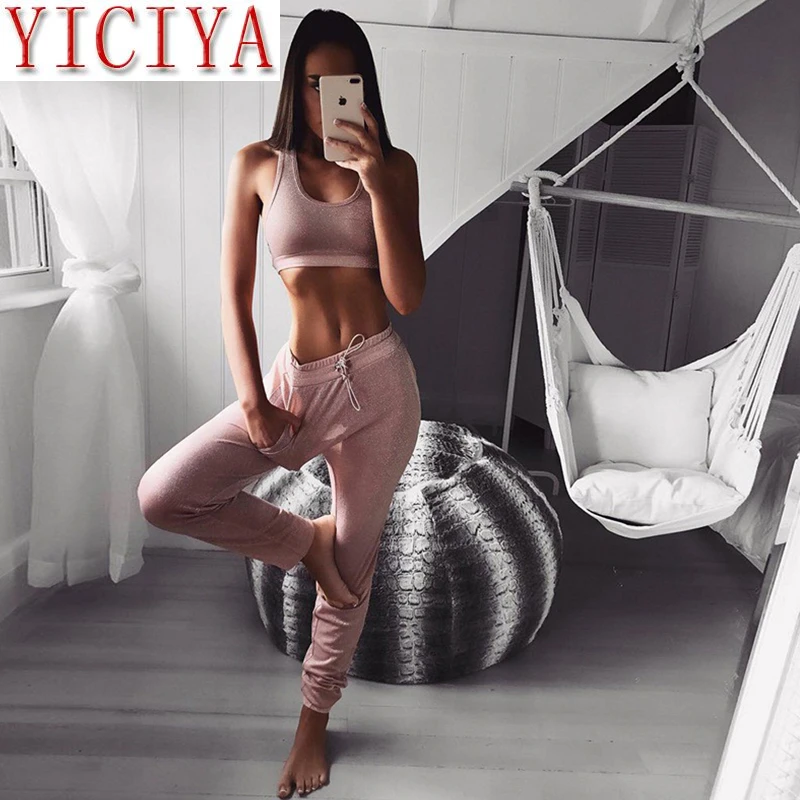 Pink sequins women's ladies two-piece top and pants 2020 summer autumn winter two-piece women's sportswear matching set
Pink sequins women's ladies two-piece top and pants 2020 summer autumn winter two-piece women's sportswear matching set