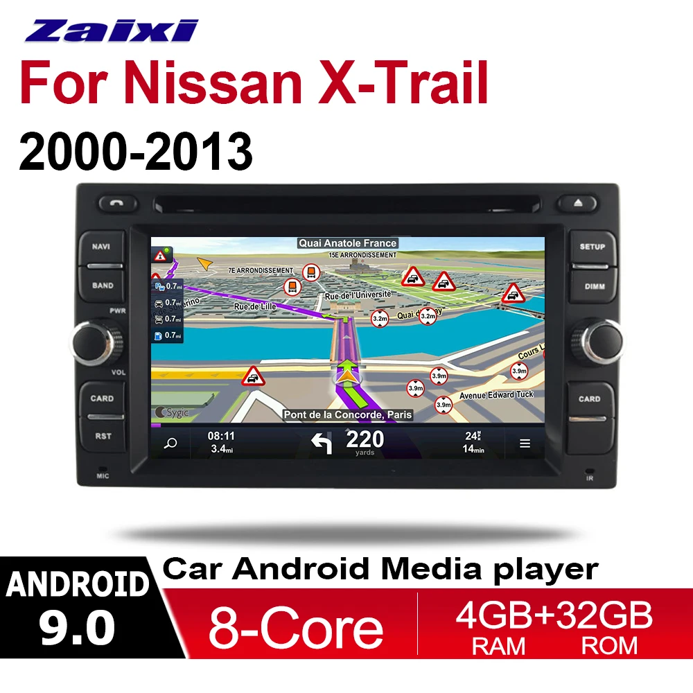 Автомобильный dvd плеер на основе Android для Nissan X Trail 2000 ~ 2013 Мультимедиа GPS