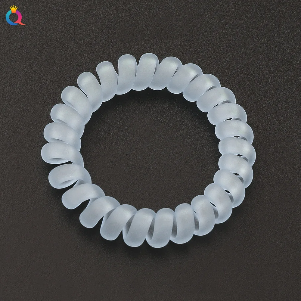 Women Hair Rubber Bands Matte Translucent Candy Colors Telephone Wire Cord Elastic Hair Bands Pony Tails Holder Hair Tie Rope Je
Women Hair Rubber Bands Matte Translucent Candy Colors Telephone Wire Cord Elastic Hair Bands Pony Tails Holder Hair Tie Rope Je
