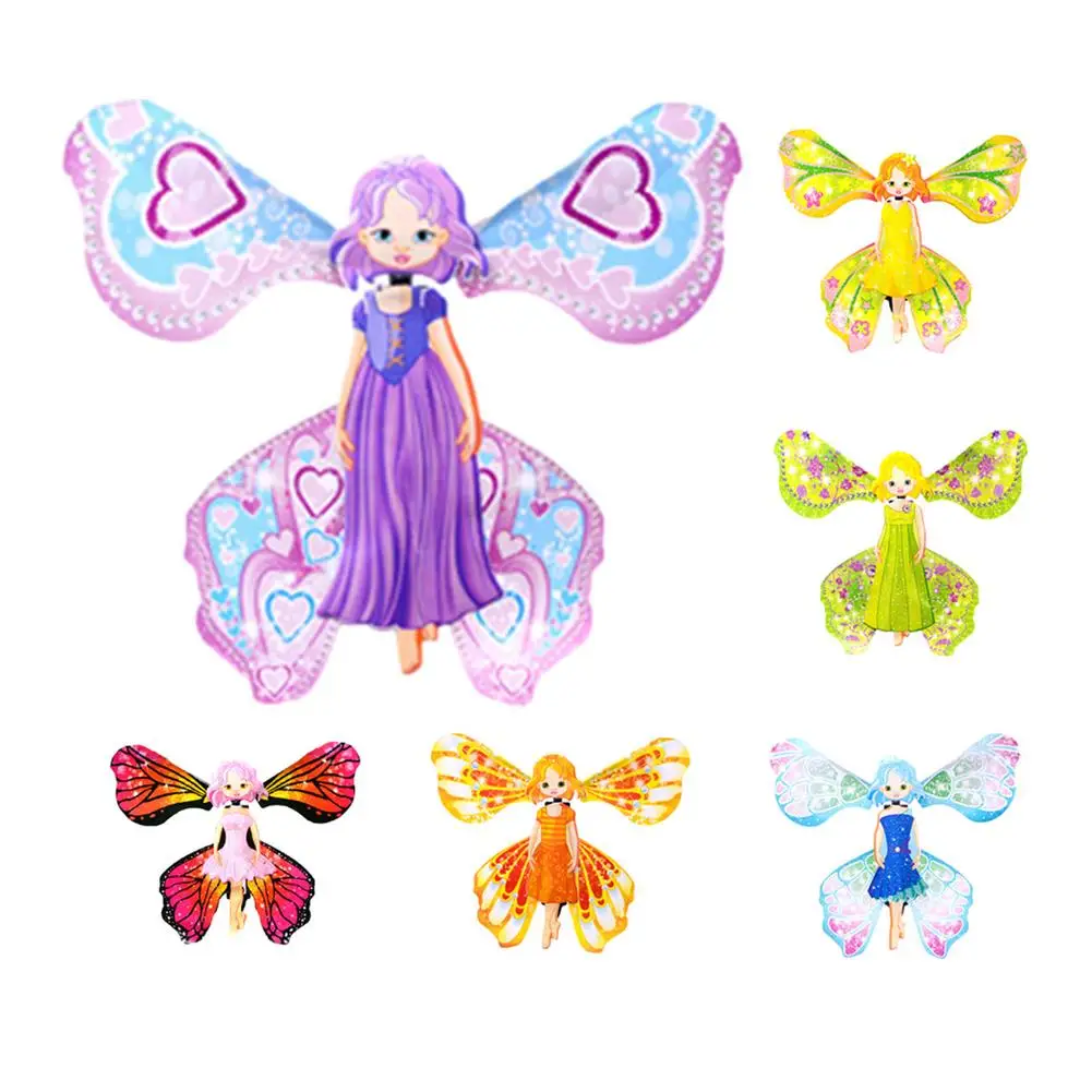 6 Pcs Magic Flying Butterfly Fairy Princess Toys With Wings For Girls Fun Fly Fairy Toy Children's Birthday Gift For Girl
6 Pcs Magic Flying Butterfly Fairy Princess Toys With Wings For Girls Fun Fly Fairy Toy Children's Birthday Gift For Girl