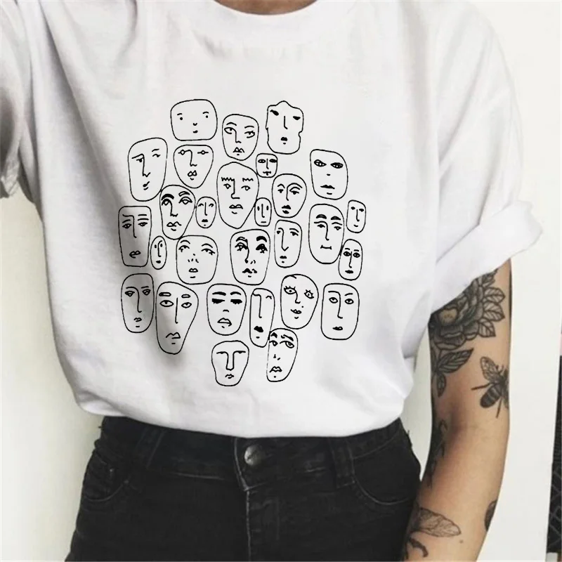 Женская футболка 2021 футболка Hipster Смешные Человеческие Головы графика футболка простая футболка с о-образным вырезом с коротким рукавом Фу...
Женская футболка 2021 футболка Hipster Смешные Человеческие Головы графика футболка простая футболка с о-образным вырезом с коротким рукавом Фу...