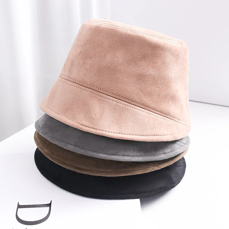 New Women's Autumn And Winter All-Match Suede Fisherman Hat Outdoor Warm Solid Color Flat Bucket Hat Basin Hat
New Women's Autumn And Winter All-Match Suede Fisherman Hat Outdoor Warm Solid Color Flat Bucket Hat Basin Hat