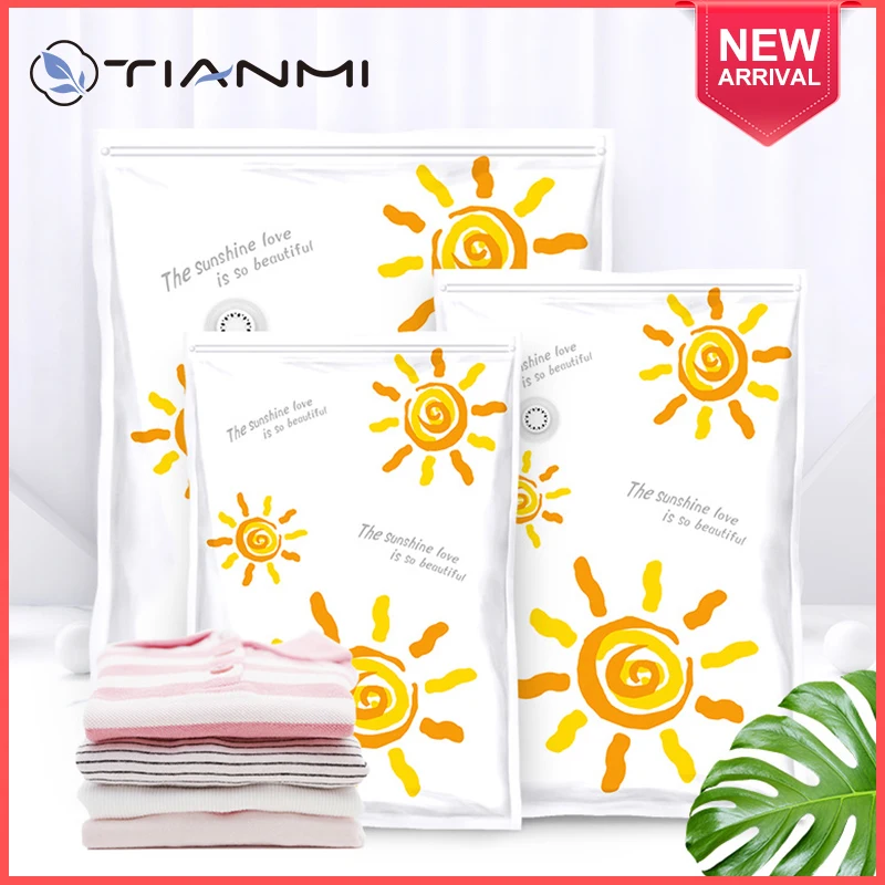 TIANMI Vacuum Bag Package Compressed Organizer for Quilts Clothes Printed Sun Space Saving Reusable Foldable Compressed Bag
TIANMI Vacuum Bag Package Compressed Organizer for Quilts Clothes Printed Sun Space Saving Reusable Foldable Compressed Bag